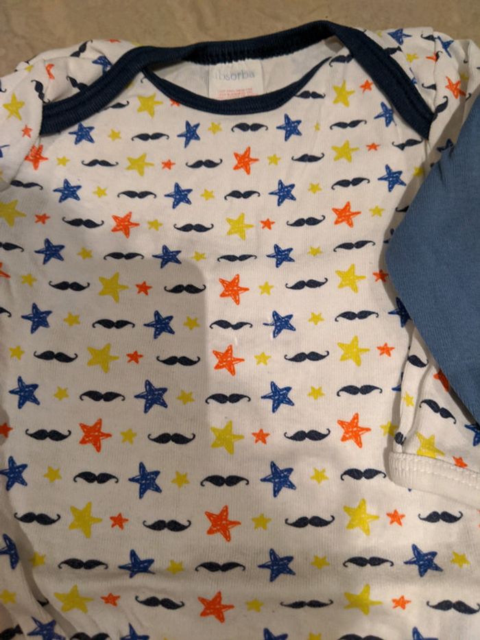 Lot de 2 bodys absorba 6 mois - photo numéro 2