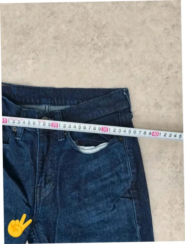 Jeans Levi's 514 W29 FR38 L32 coupe droite bleu marine Homme Men pan369b - photo numéro 4