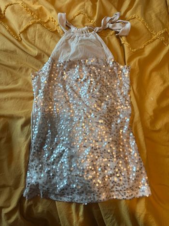 Tenue fete or paillette promod M