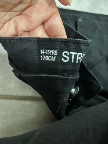 Jeans straight noir Primark 12-13 ans