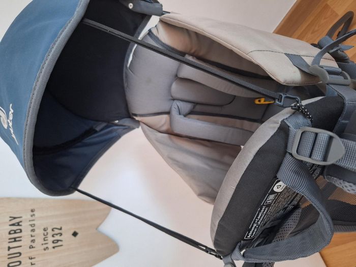 porte bébé deuter kid comfort lite avec repose-pieds - photo numéro 2