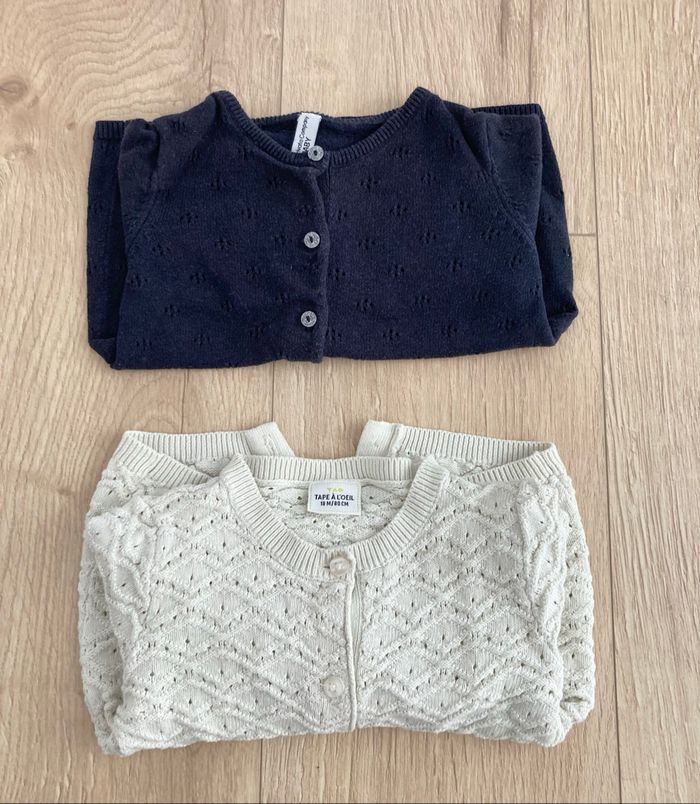 Lot gilets  fille (18 mois)