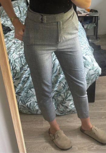 Pantalon pieds de poule femme