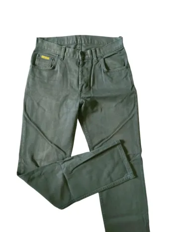 Jean vintage kaki coupe droite w30 l34