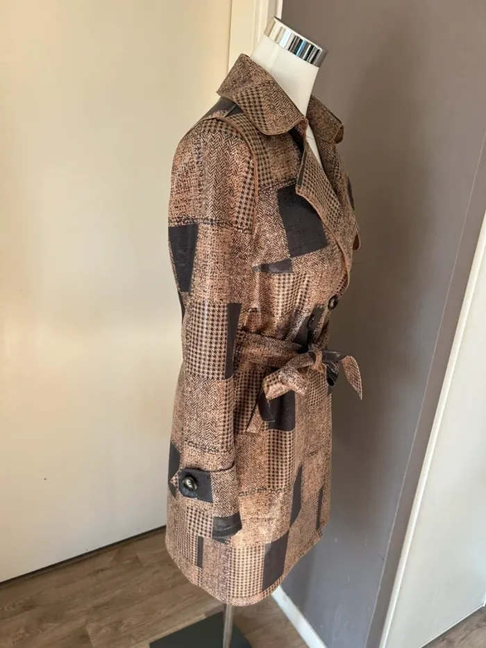 Azara veste mi longue ,trench-coat , imperméable - photo numéro 6