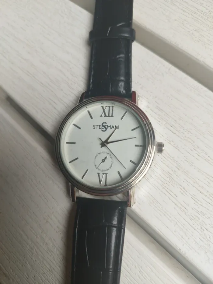 Montre Steltman noir et argenté - photo numéro 2