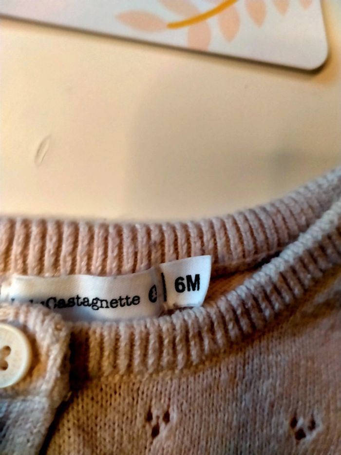 Lot de 2 gilets bébé fille Taille 6 mois - photo numéro 8