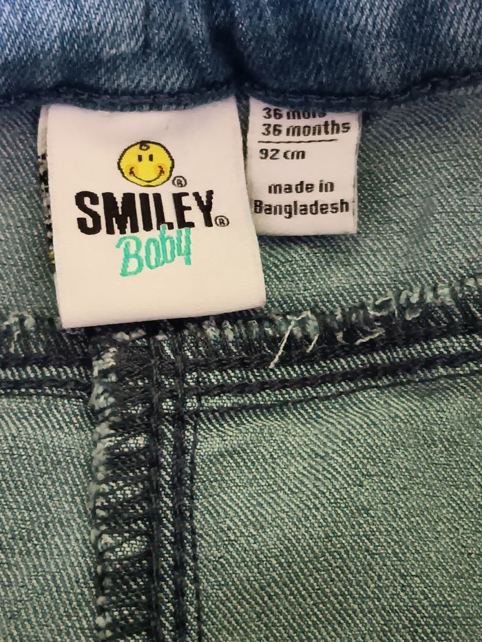 Jean smiley baby fille 3ans - photo numéro 3