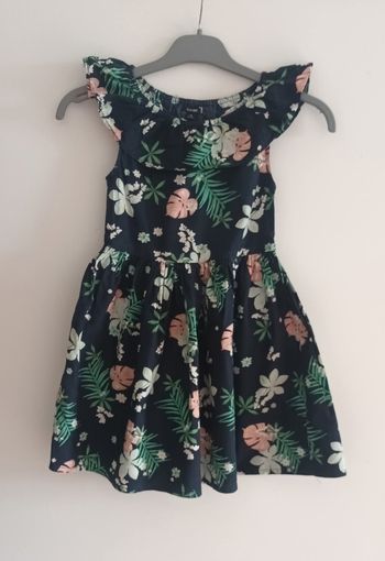 Robe motif tropical - Taille 8 ans