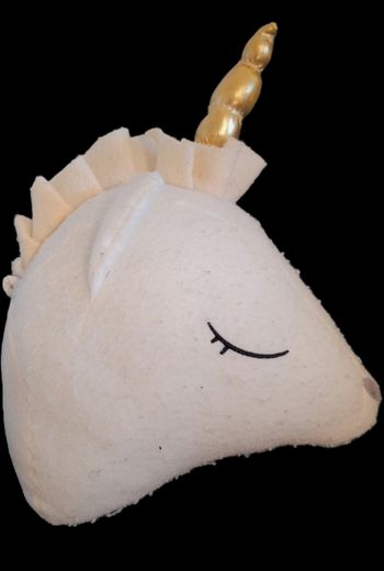 Peluche tête de Licorne