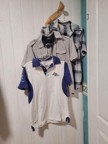 Lot S homme 2 polos et une chemisette