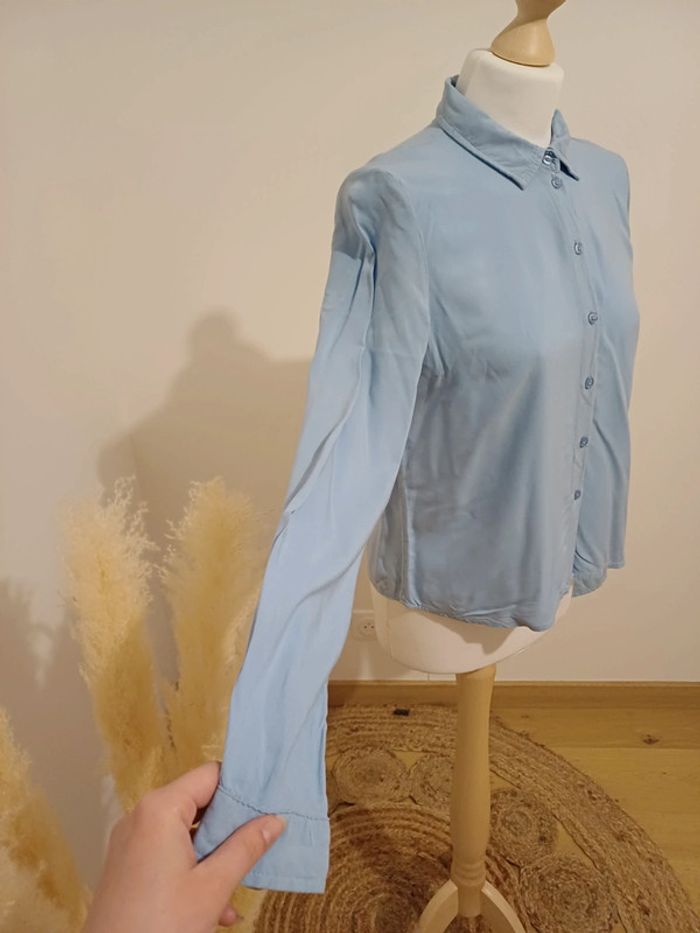 Chemise bleue claire boutonnée Jacqueline De Yong taille S 36 - photo numéro 6