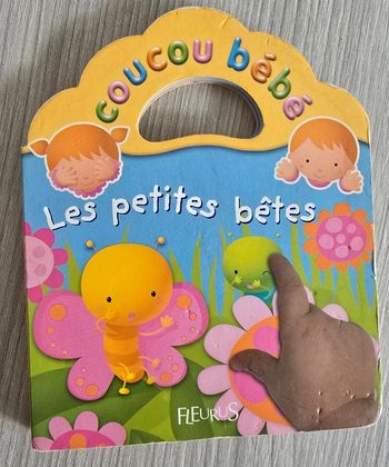 Livre coucou bébé les petites bêtes