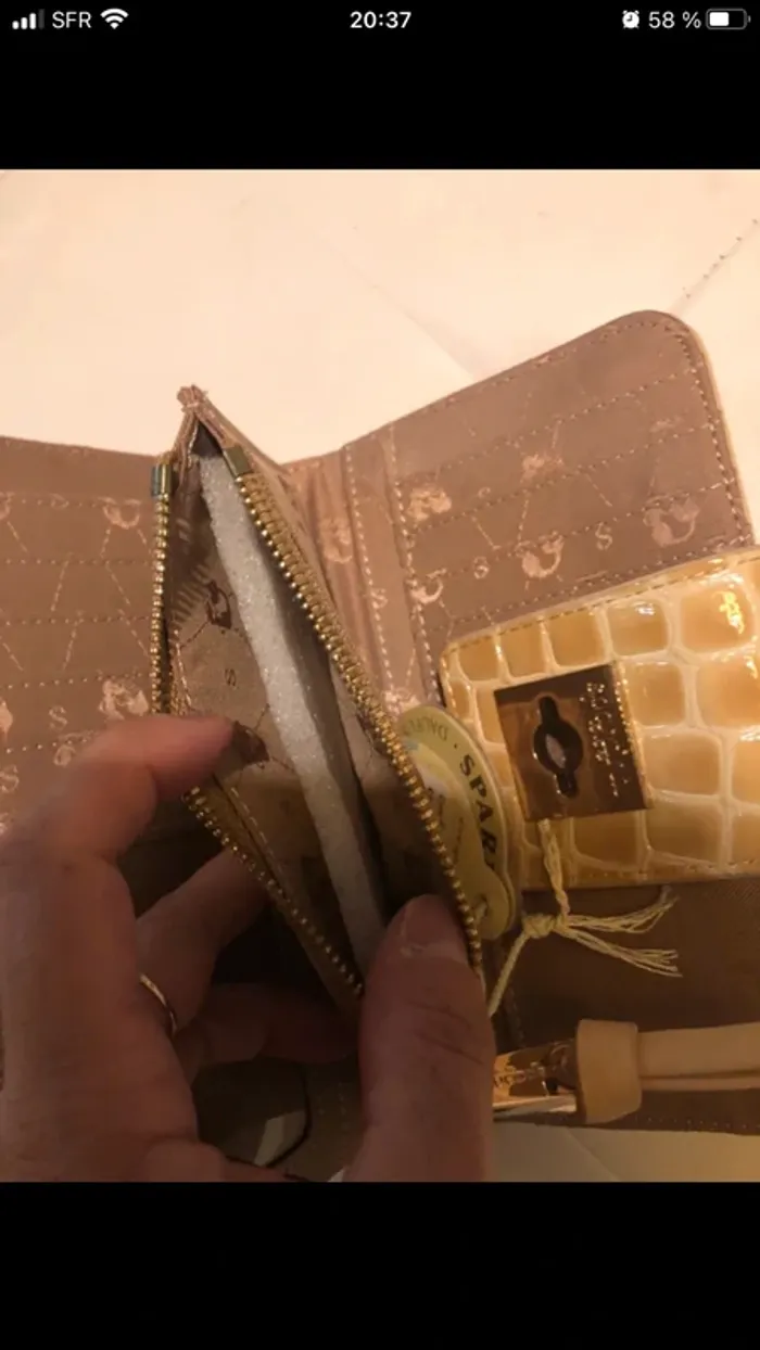Portefeuille spartina beige - photo numéro 7