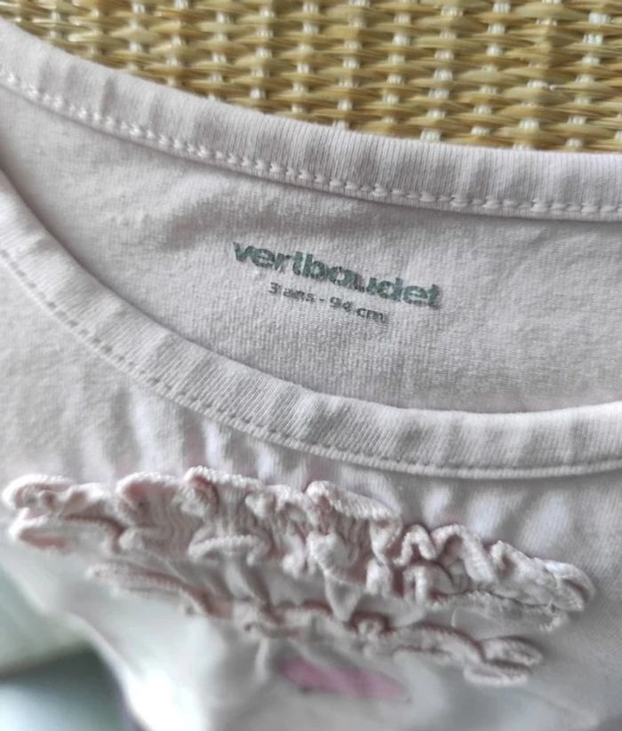 15 € Ensemble pantacourt et tee-shirt Vertbaudet 3 ans estival - photo numéro 2
