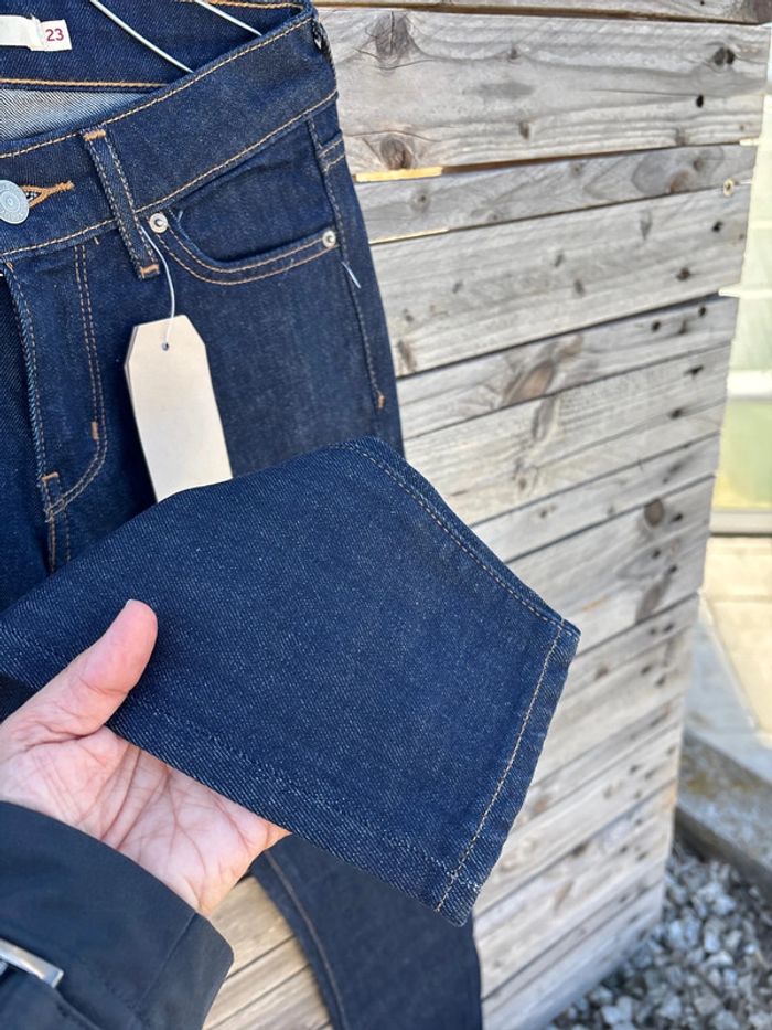 Jean skinny levis taille 23 bleu brut - photo numéro 5