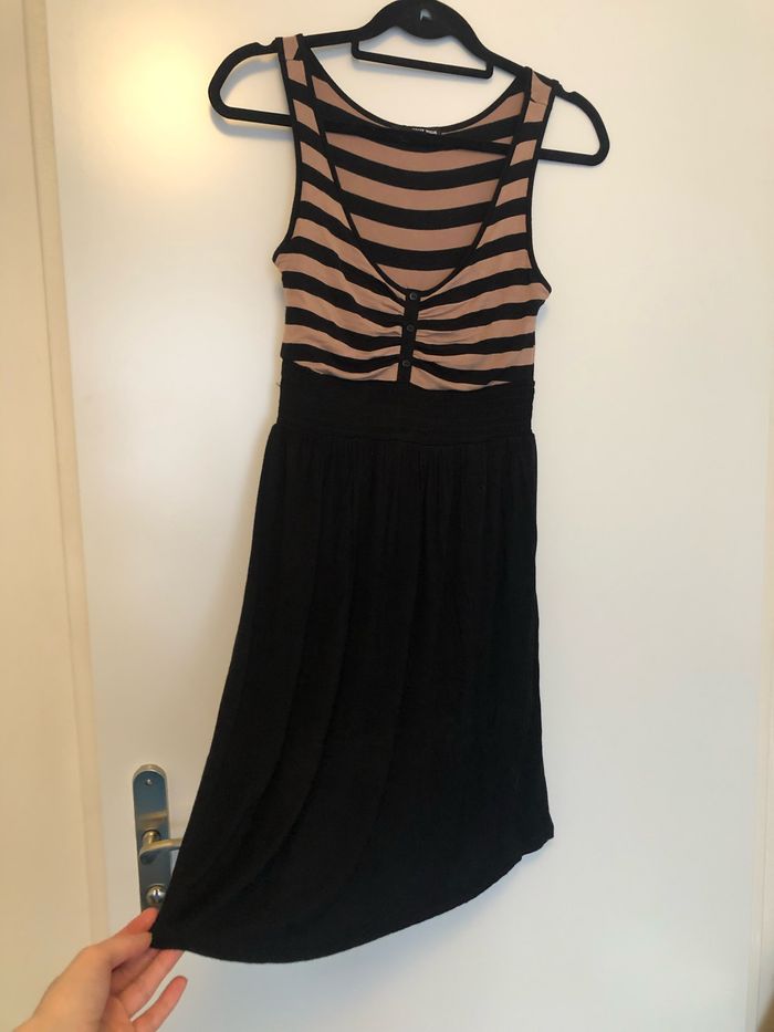 Robe noire et marron Tally Weijl - photo numéro 3