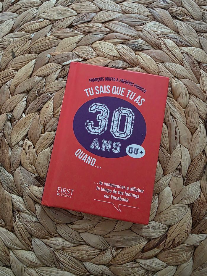 Mini livre thème 30 ans