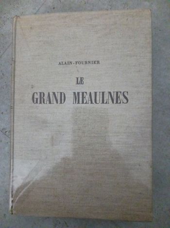 livre ancien Le grand Meaulnes Alain Fournier