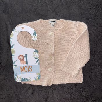 Gilet Mexx beige / 1 mois / Très bon état