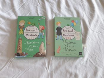 6 livres Premiers livres lire seul Montessori