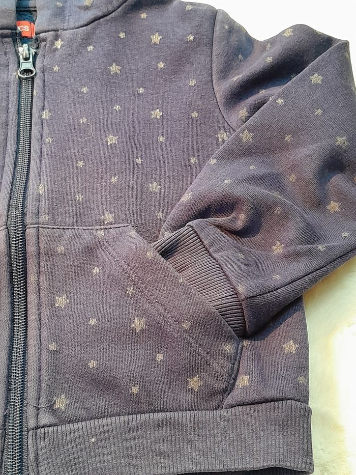 Gilet Zippé Molletonné à Étoiles FissAA Basics (4 ans) - photo numéro 3