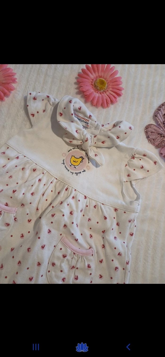 Combinaison d été bébé taille 6 mois - photo numéro 2