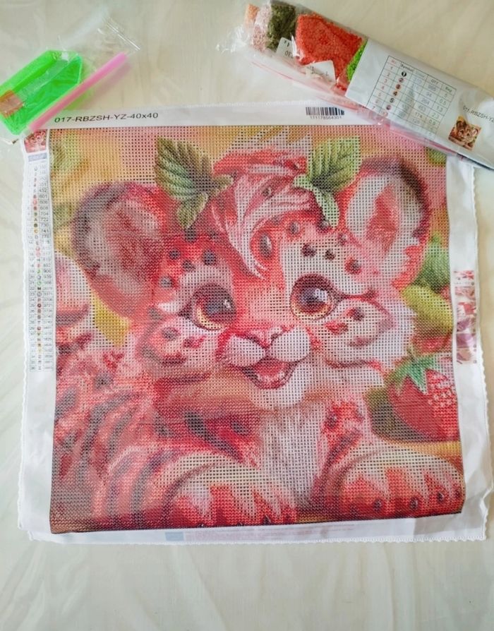 Diamond painting tigre #N064 - photo numéro 2