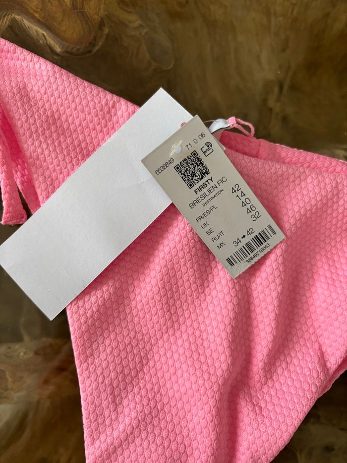 Bas de maillot de bain Etam rose - photo numéro 5