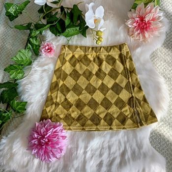 Jolie jupe courte hiver velours