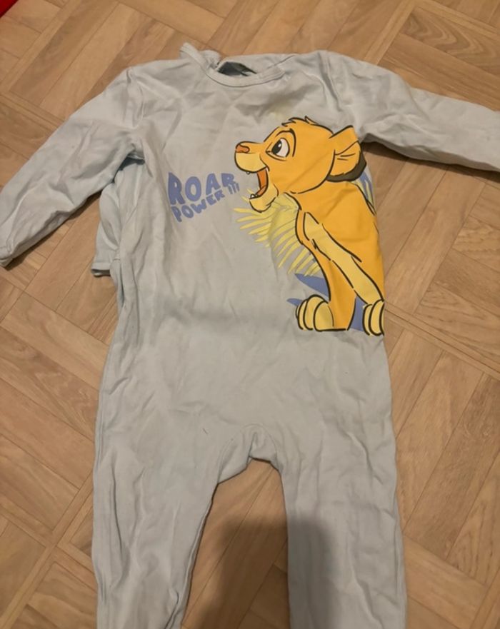 Pyjama roi lion