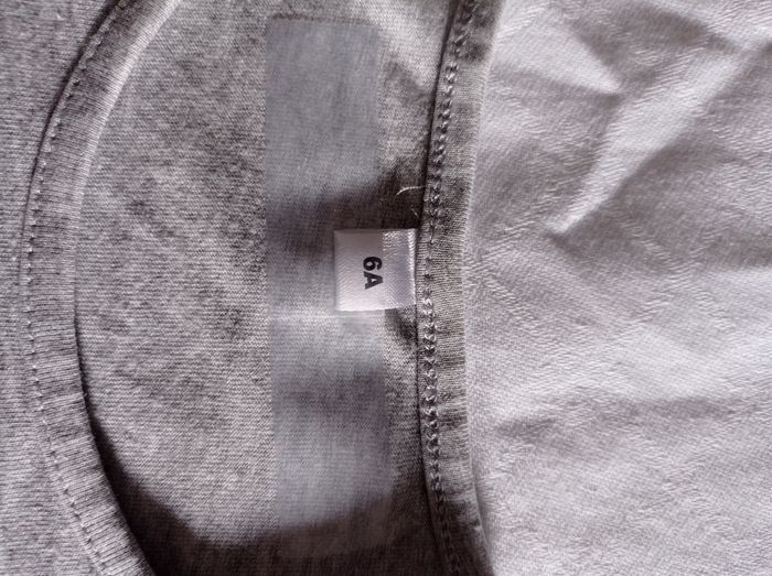 Polo pour garçon manche courte taille 6 ans couleur gris inscription France voir photos - photo numéro 4