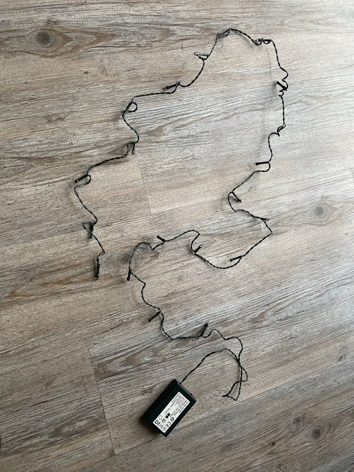 Guirlandes led jaunes 2m20 à piles - photo numéro 2