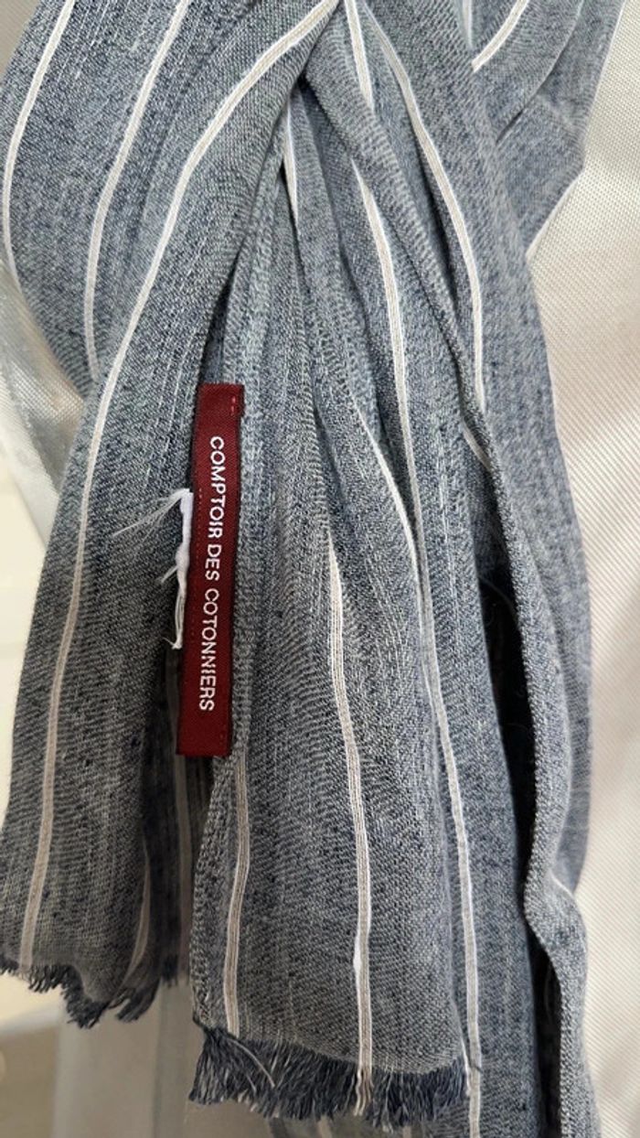 Foulard /écharpe Comptoir des cotonniers lin - photo numéro 2