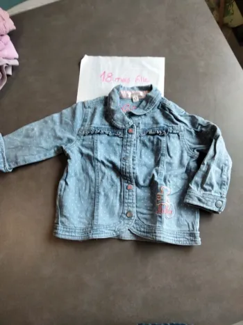 Veste en jean Lulu castagnette