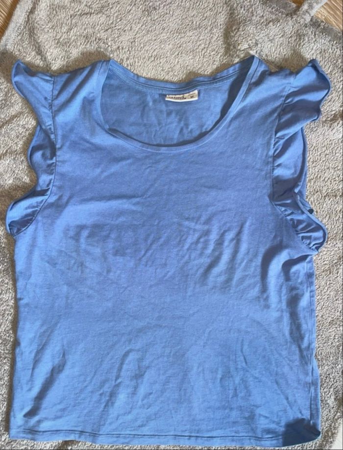 tee-shirt bleu Janina - taille M, basique, chic & confortable