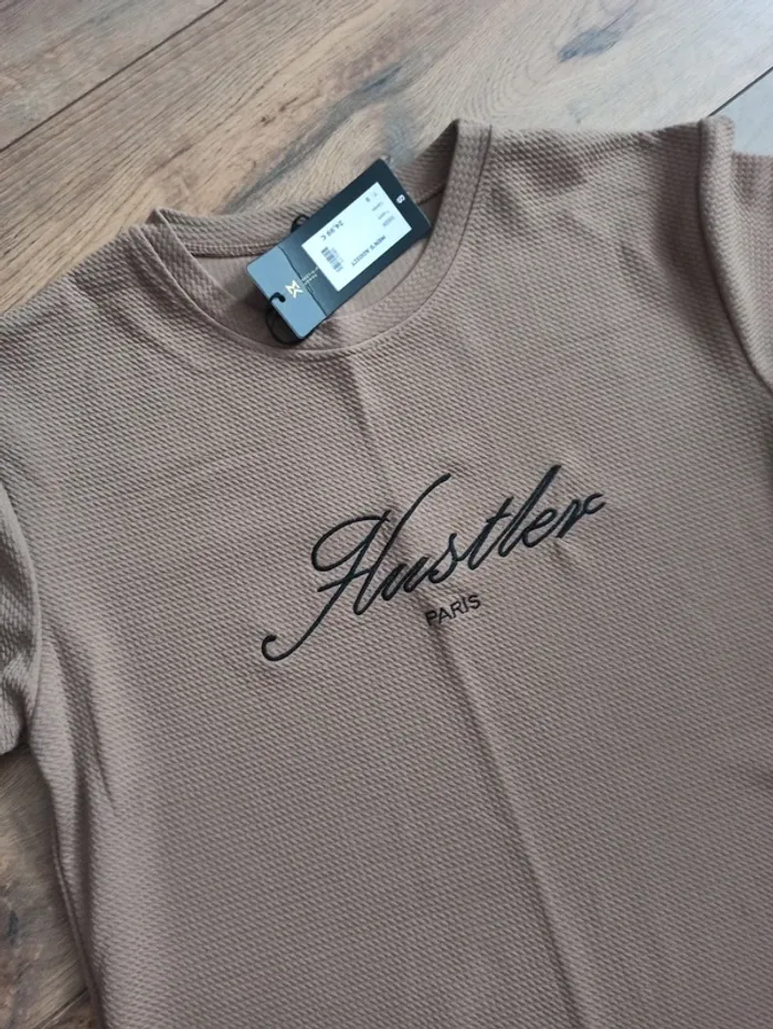 Pull fin marron homme M - photo numéro 2