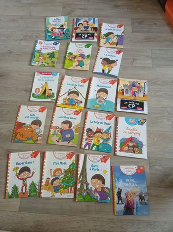 Lot de 18 livres de cp j'apprends à lire avec sami et Julie début de cp beaucoup