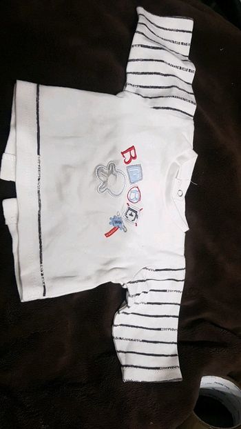 tee-shirt Manches longues 1 mois