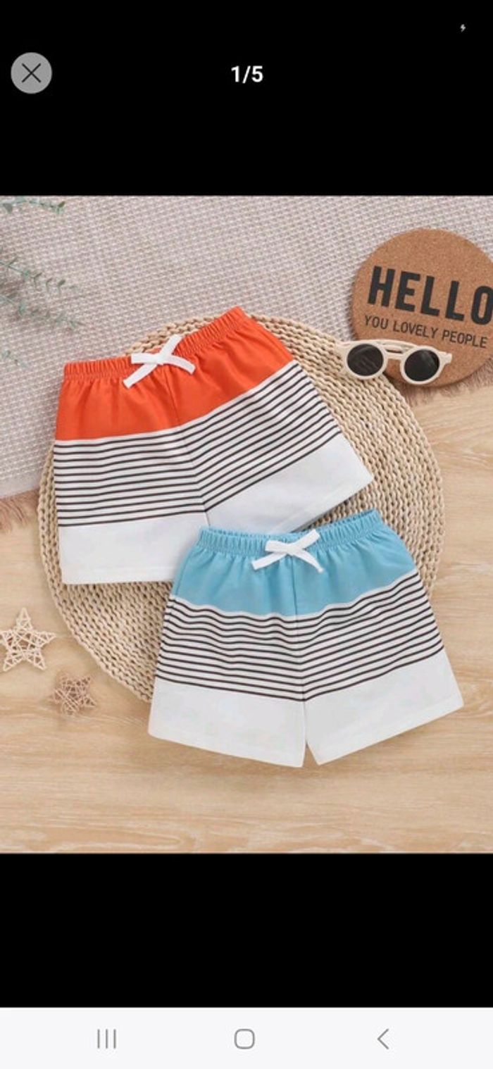 Lot de 2 shorts