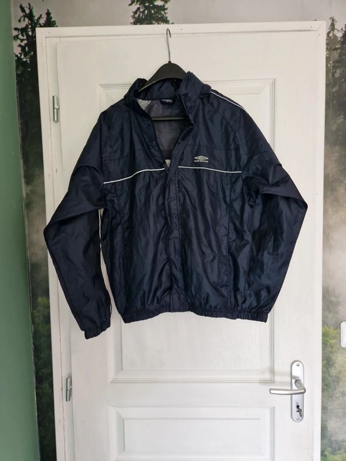 Veste de pluie extérieure umbro vintage taille 13 ans