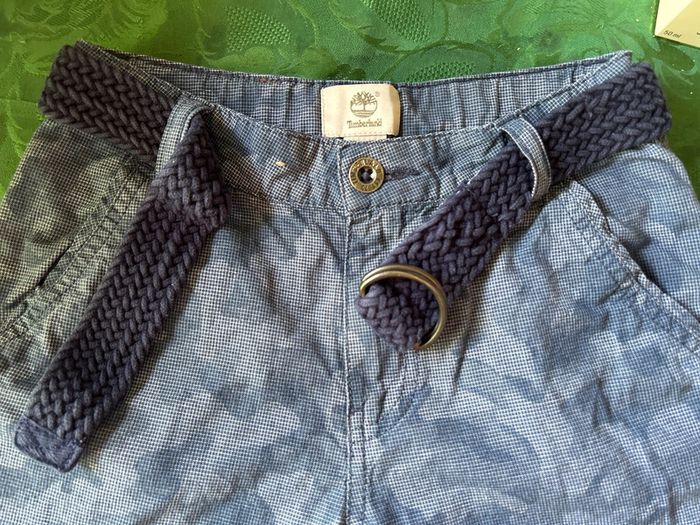 Short bermuda bleu ceinture 8 ans Timberland - photo numéro 2