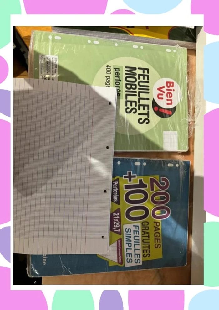 Lot de feuilles - photo numéro 3