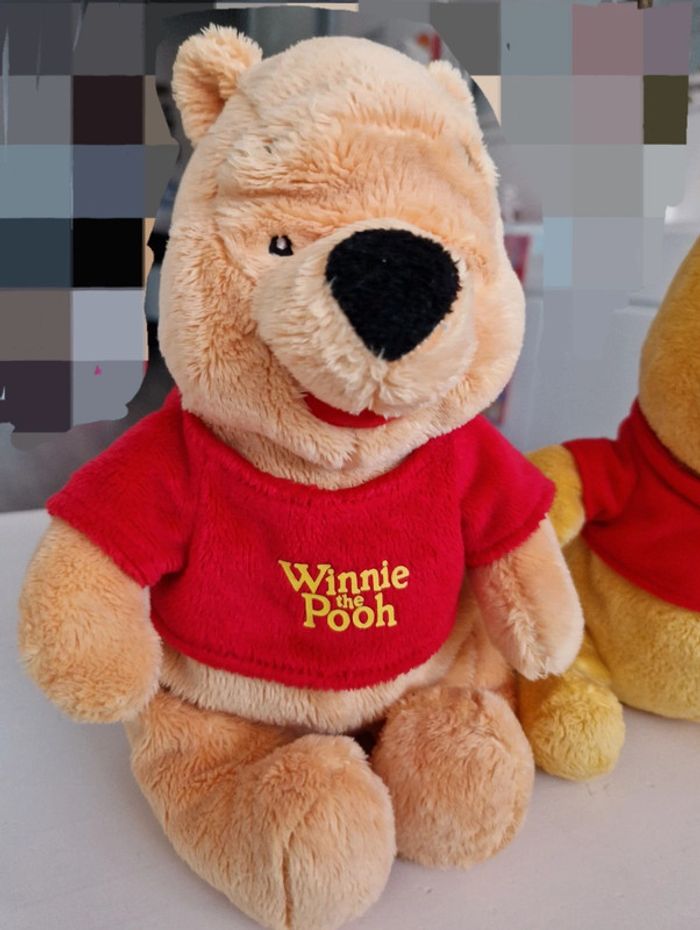 Lot de 2 peluches Winnie l'ourson - photo numéro 3