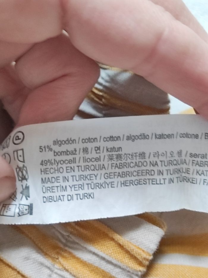 Pantalon décontractée rayures taille S - photo numéro 5