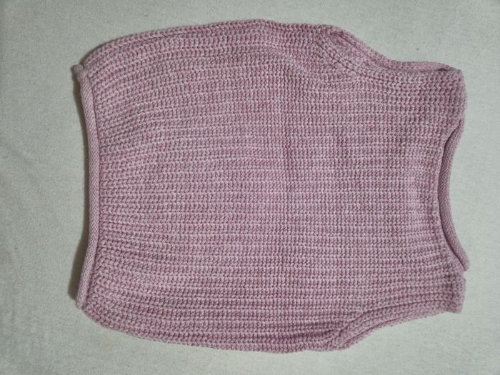 Pull sans manches rose bébé 6-9 mois / 68 🌸 - photo numéro 2
