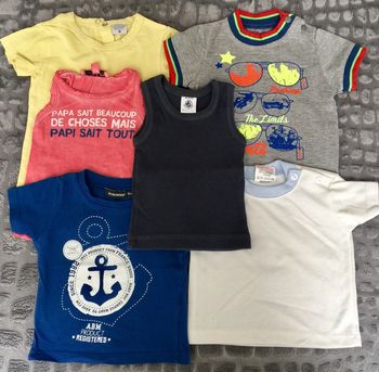 Lot de 6 hauts