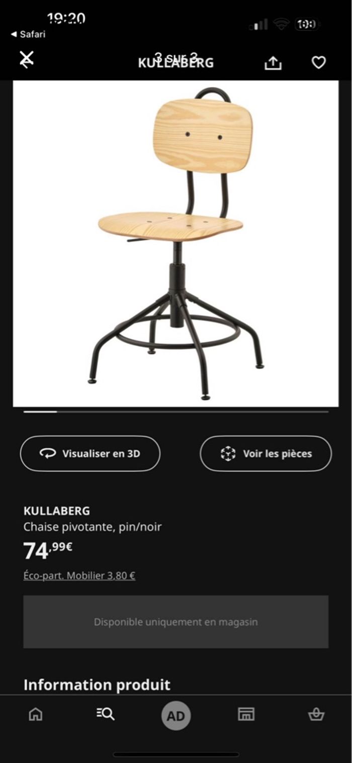 Chaise de bureau - photo numéro 2