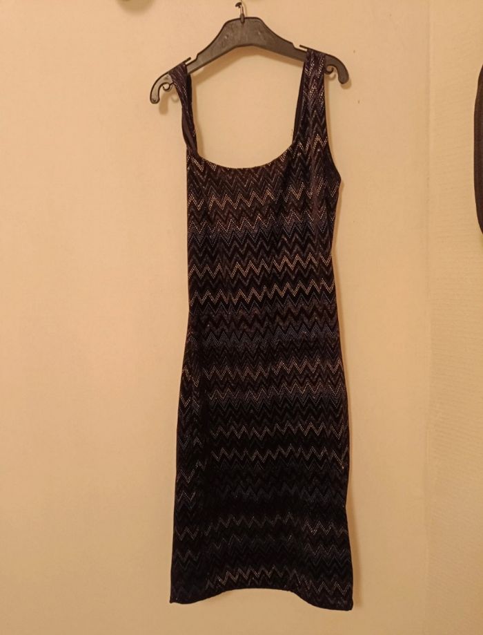 Robe Paillettes MIM Noire - Taille XS (34)