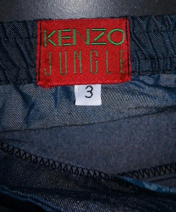 Pantalon kenzo bleu 3 ans - photo numéro 4